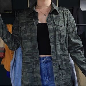 Buffalo David Bitton Camouflage Utility Jacket